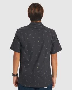 Quiksilver Peaceful Rave Ss 9 Quiksilver Peaceful Rave Ss -Quiksilver TARMAC PEACEFUL RAVE MENS CLOTHING QUIKSILVER SHIRTS EQYWT04489 KTA6 3