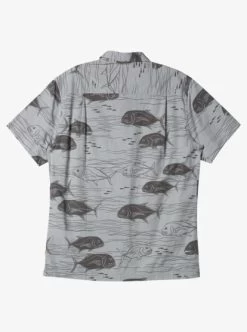 Quiksilver Mens Dive Sites Short Sleeve Shirt -Quiksilver aqmwt03493 quiksilverf sfb9 bck1