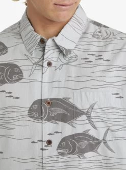 Quiksilver Mens Dive Sites Short Sleeve Shirt -Quiksilver aqmwt03493 quiksilverw sfb9 dtl1