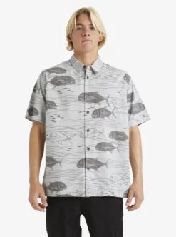 Quiksilver Mens Dive Sites Short Sleeve Shirt -Quiksilver aqmwt03493 quiksilverw sfb9 frt1