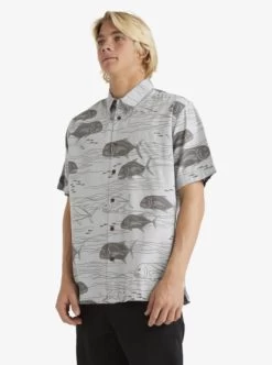 Quiksilver Mens Dive Sites Short Sleeve Shirt -Quiksilver aqmwt03493 quiksilverw sfb9 sd1