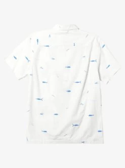 Quiksilver Mens Big Pond Short Sleeve Shirt -Quiksilver aqmwt03502 quiksilverf wbb9 bck1