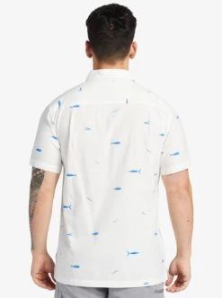 Quiksilver Mens Big Pond Short Sleeve Shirt -Quiksilver aqmwt03502 quiksilverw wbb9 bck1