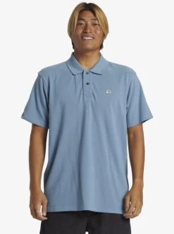 Quiksilver Mens DNA Polo Polo Shirt -Quiksilver aqykt03119 quiksilverw bkq0 frt1