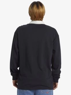 Quiksilver Mens Saturn Long Sleeve Polo Shirt -Quiksilver uqykt03292 quiksilverw ktp0 bck1